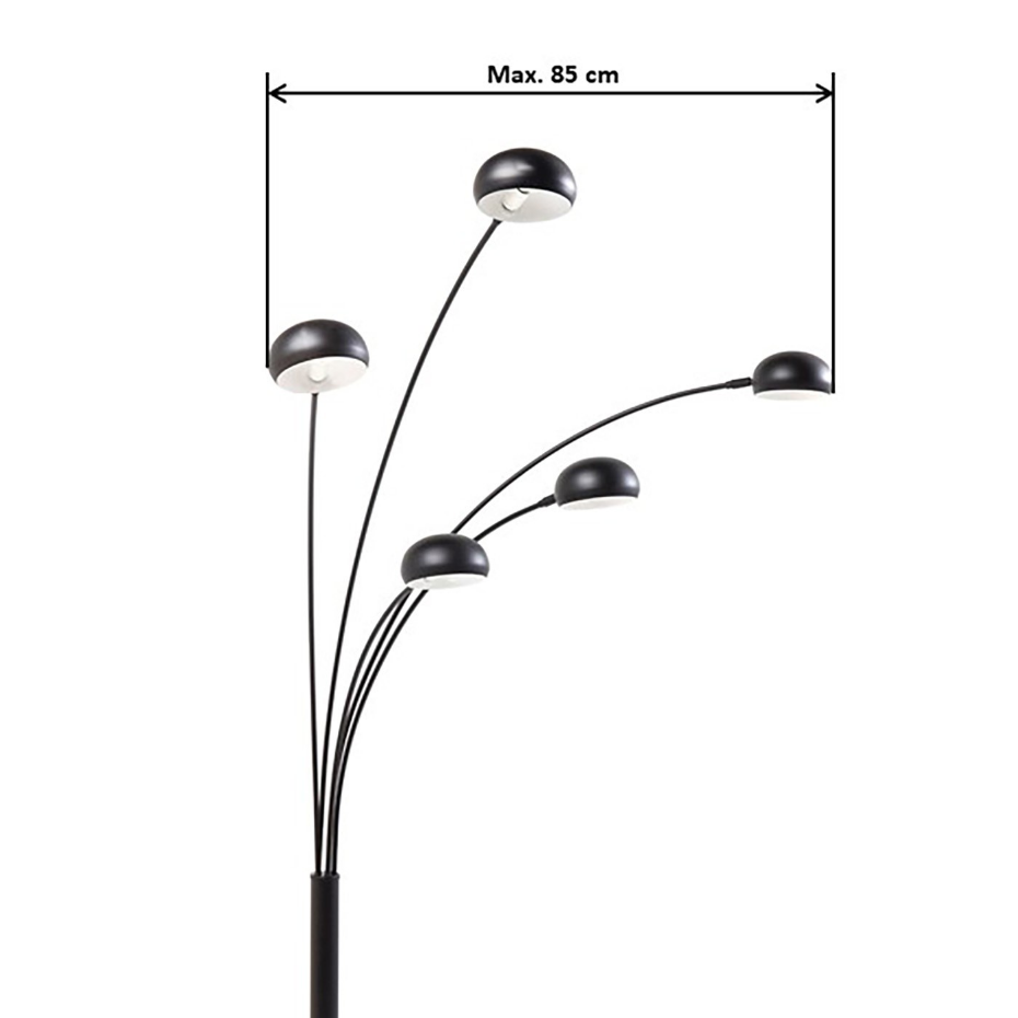 Lampadaire en acier 201cm, FIVE FINGERS