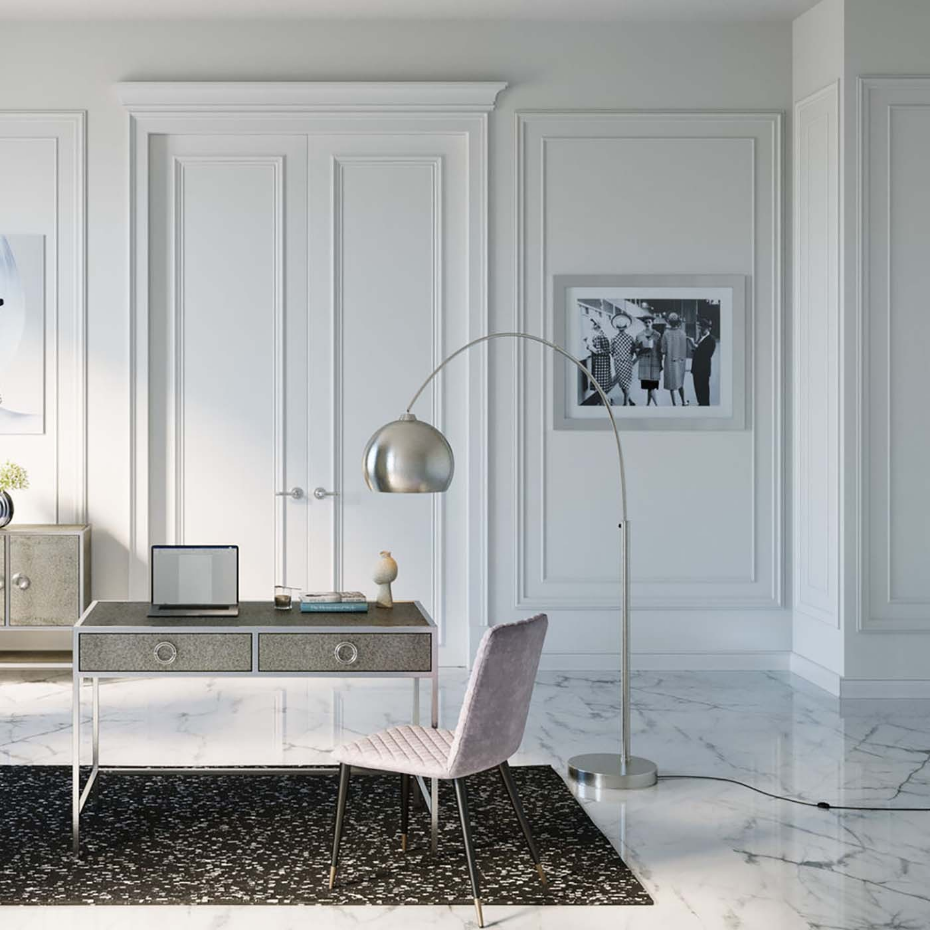 Lampadaire en acier, LOUNGE
